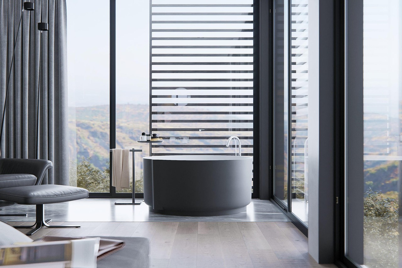 Douche italienne spacieuse transformant la salle de bain.